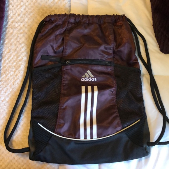 adidas drawstring bag brown